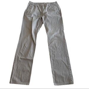 Bonobos Pants Men's 31x31 Grey Dogs Slim Straight Chinos Preppy Stretch Twill